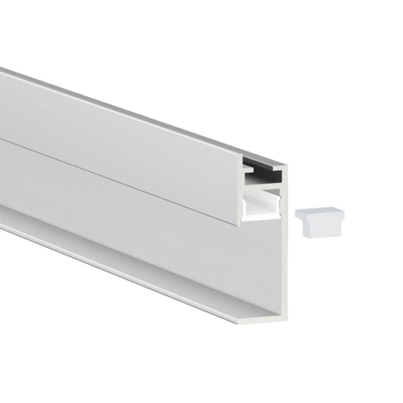 Recessed LED Baseboard Molding For 8mm Strip Lighting